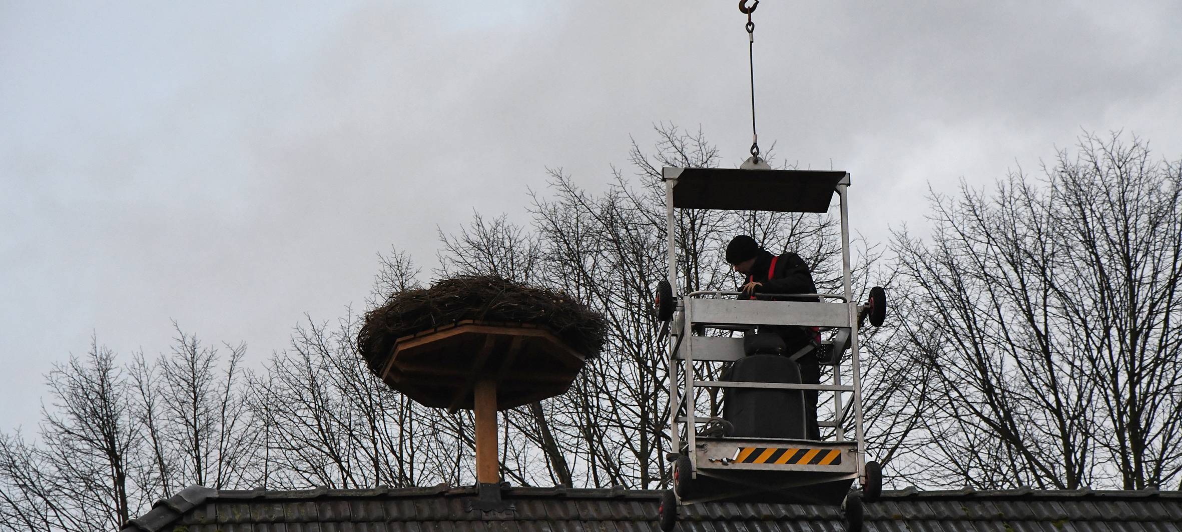 GERLEVE: Storchennest wartet auf Bewohner
