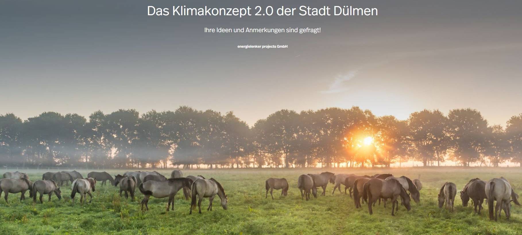 DÜLMEN: Klimakonzept 2.0 in Arbeit