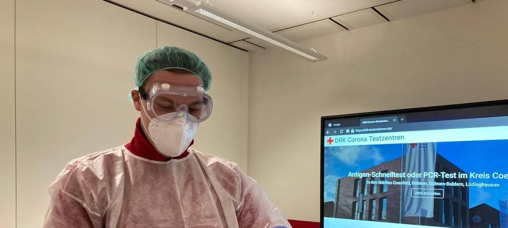 COESFELD: DRK verdoppelt Test-Kapazitäten über Ostern