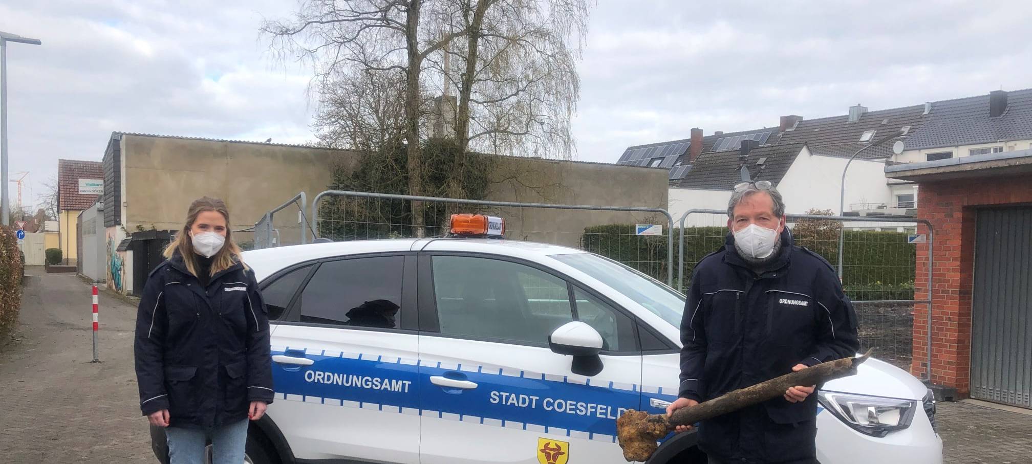 COESFELD: Entwarnung! Keine Weltkriegsbombe!