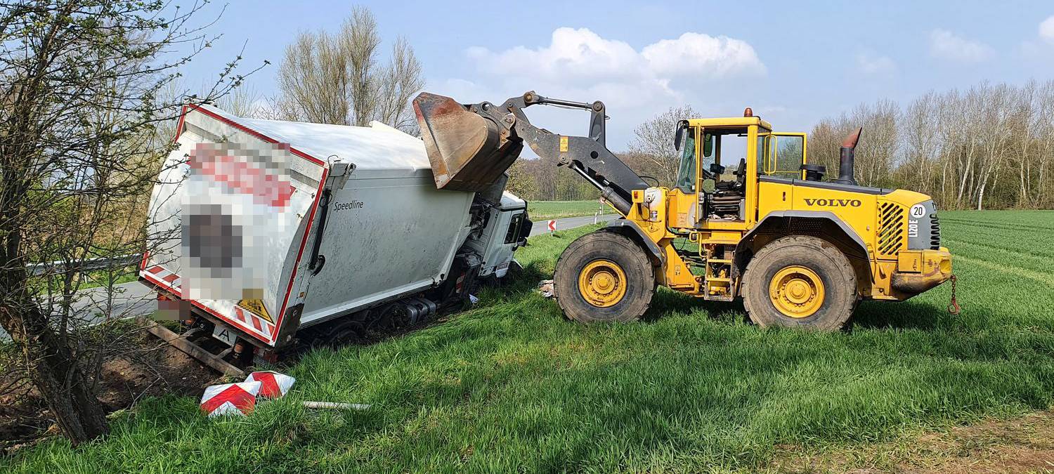SENDEN: Lastwagenunfall macht Probleme