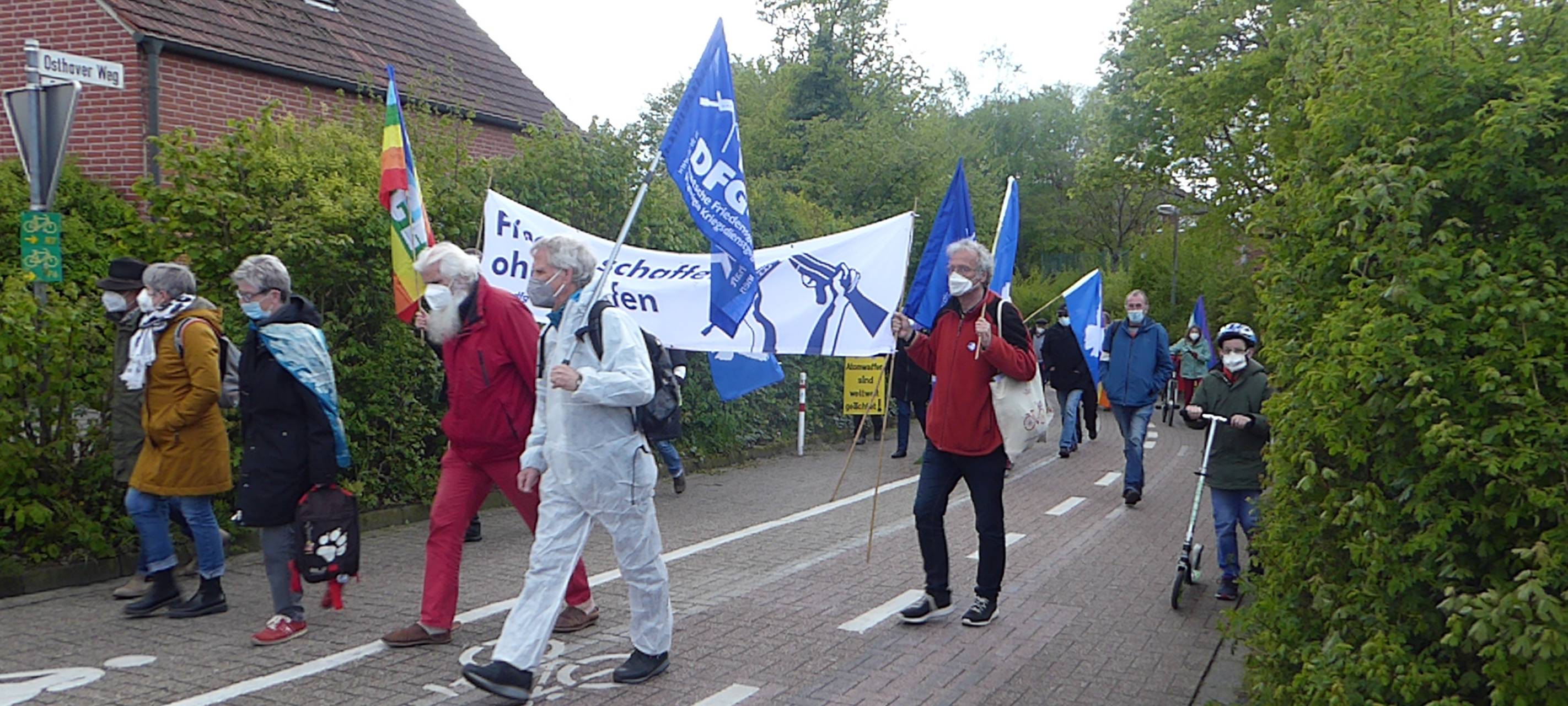 DÜLMEN: Friedensdemo nimmt friedliches Ende