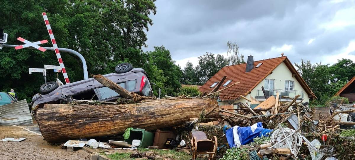KREIS: Helfer wieder in Hochwassergebieten unterwegs