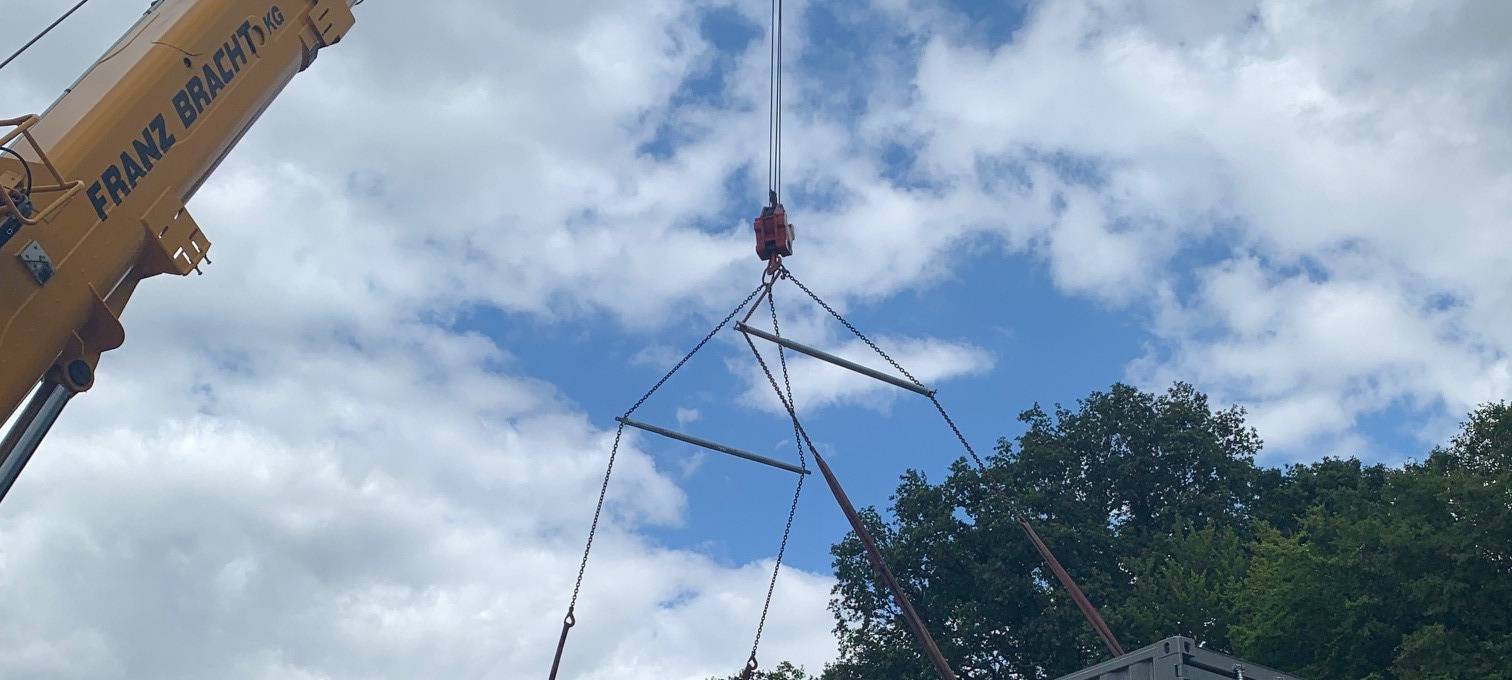 SENDEN: Überseecontainer für neue Mobilstation