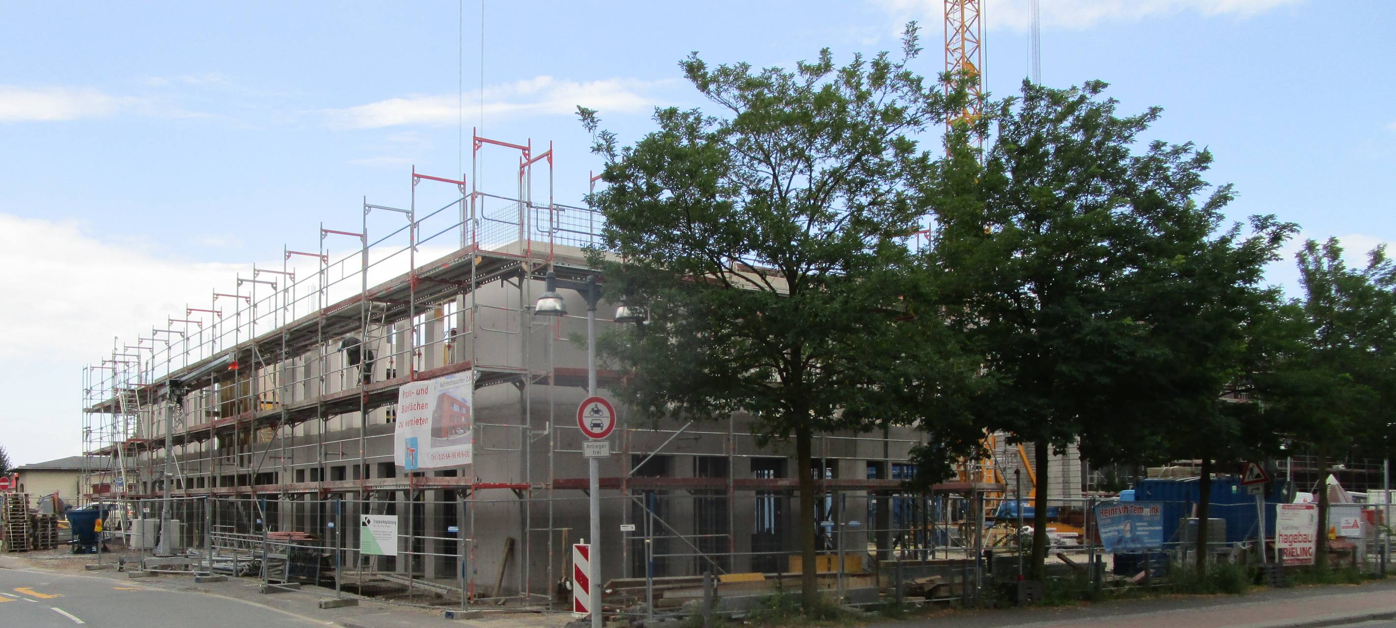 COESFELD: Baustellen-Rundgang am Bahnhof