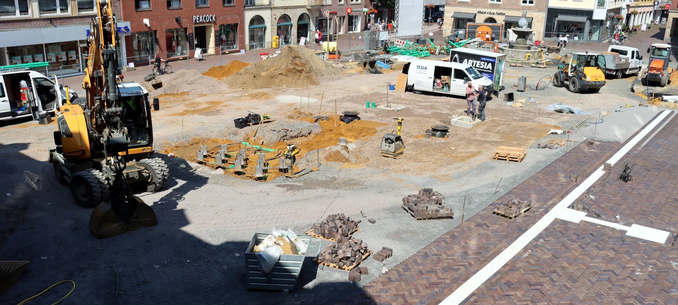 DÜLMEN: Marktplatz-Umbau kommt voran