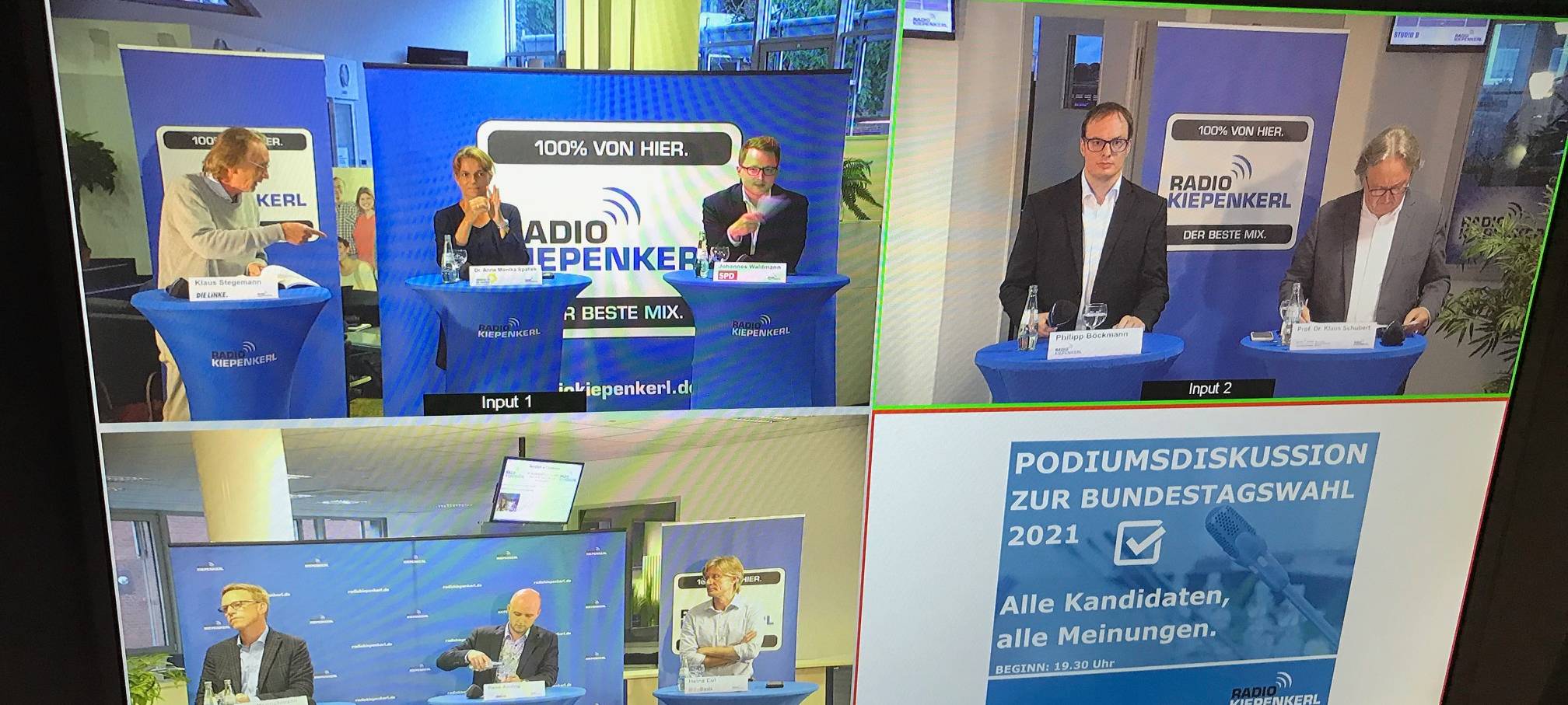 LIVE: Podiumsdiskussion zur Wahl