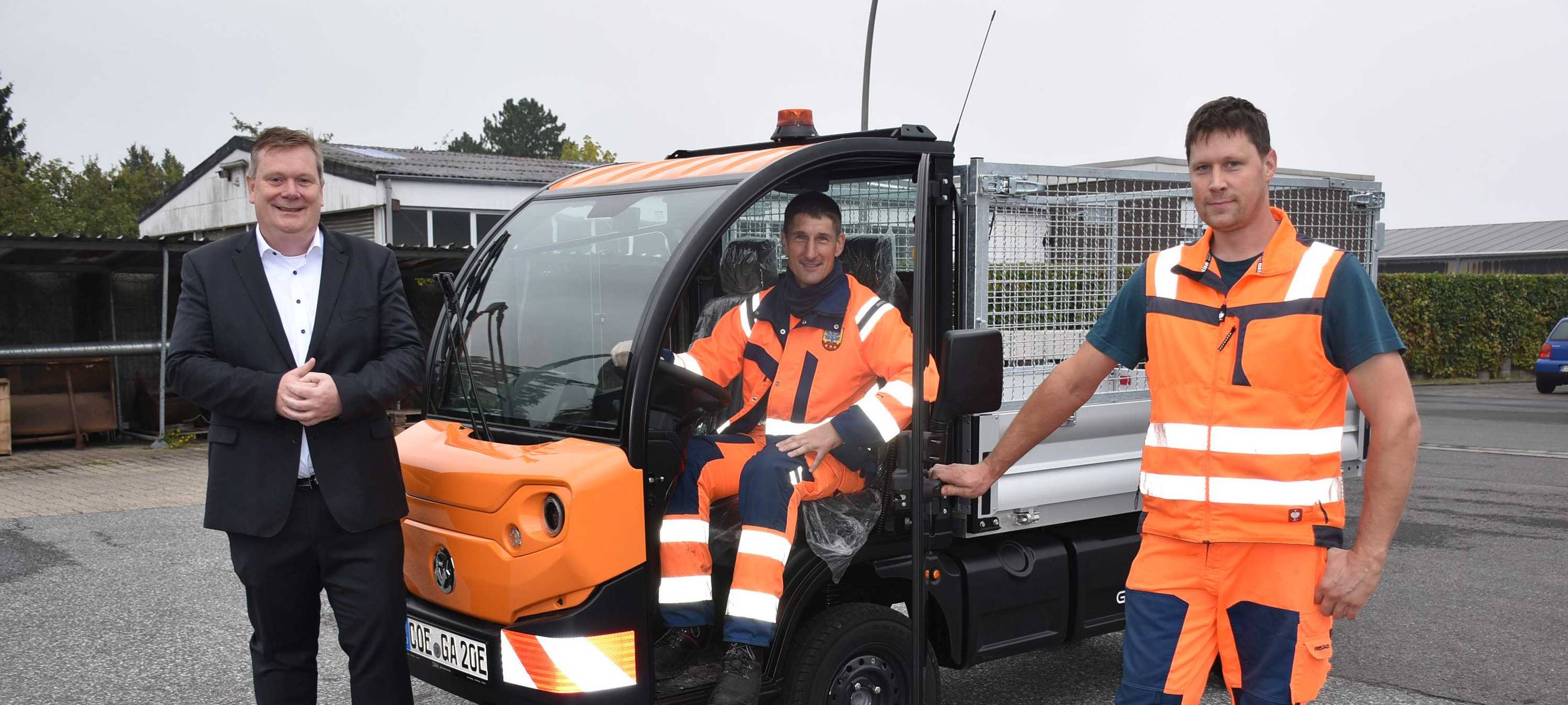 ASCHEBERG: Baumkontrolleure mit neuem Flitzer