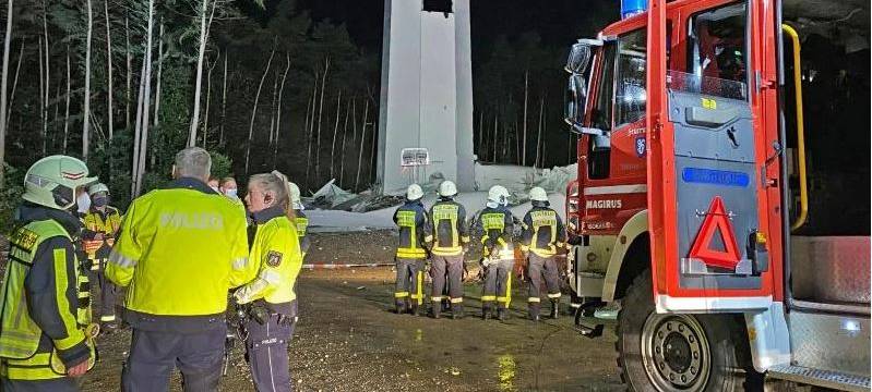 HALTERN: Ursachensuche nach eingestürztem Windrad