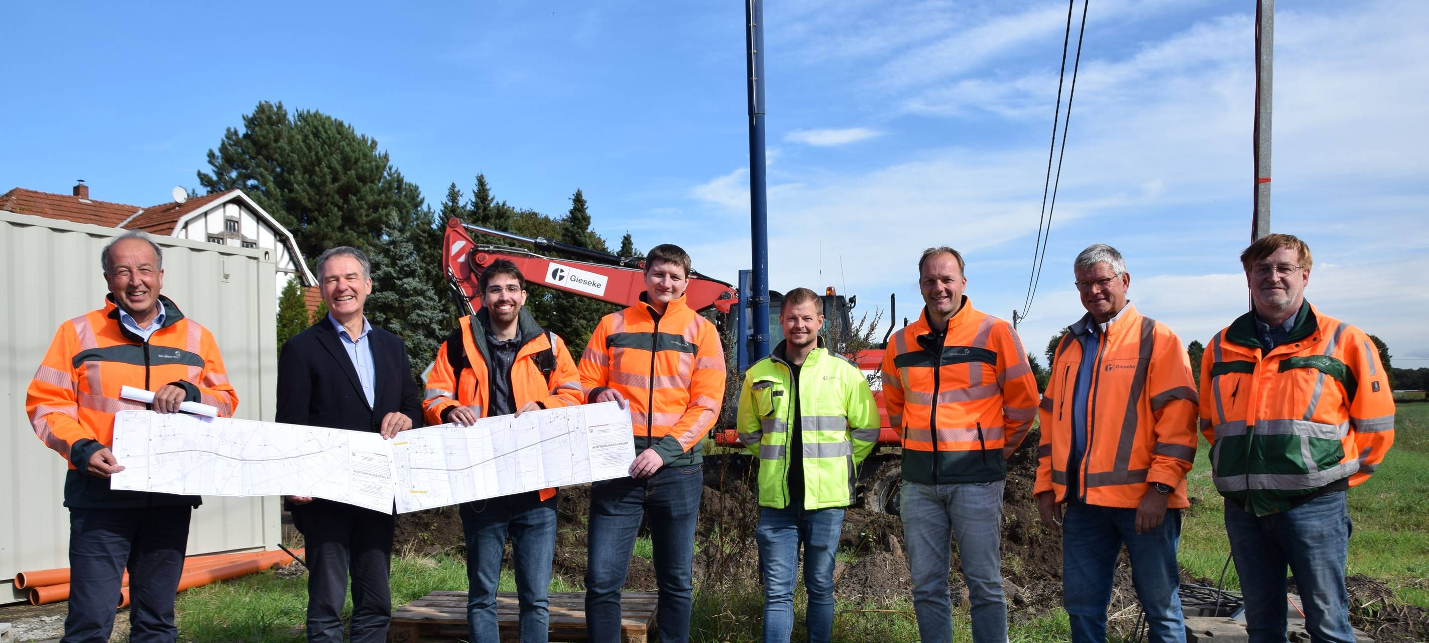 COESFELD: Start der Baustelle Richtung Hochmoor