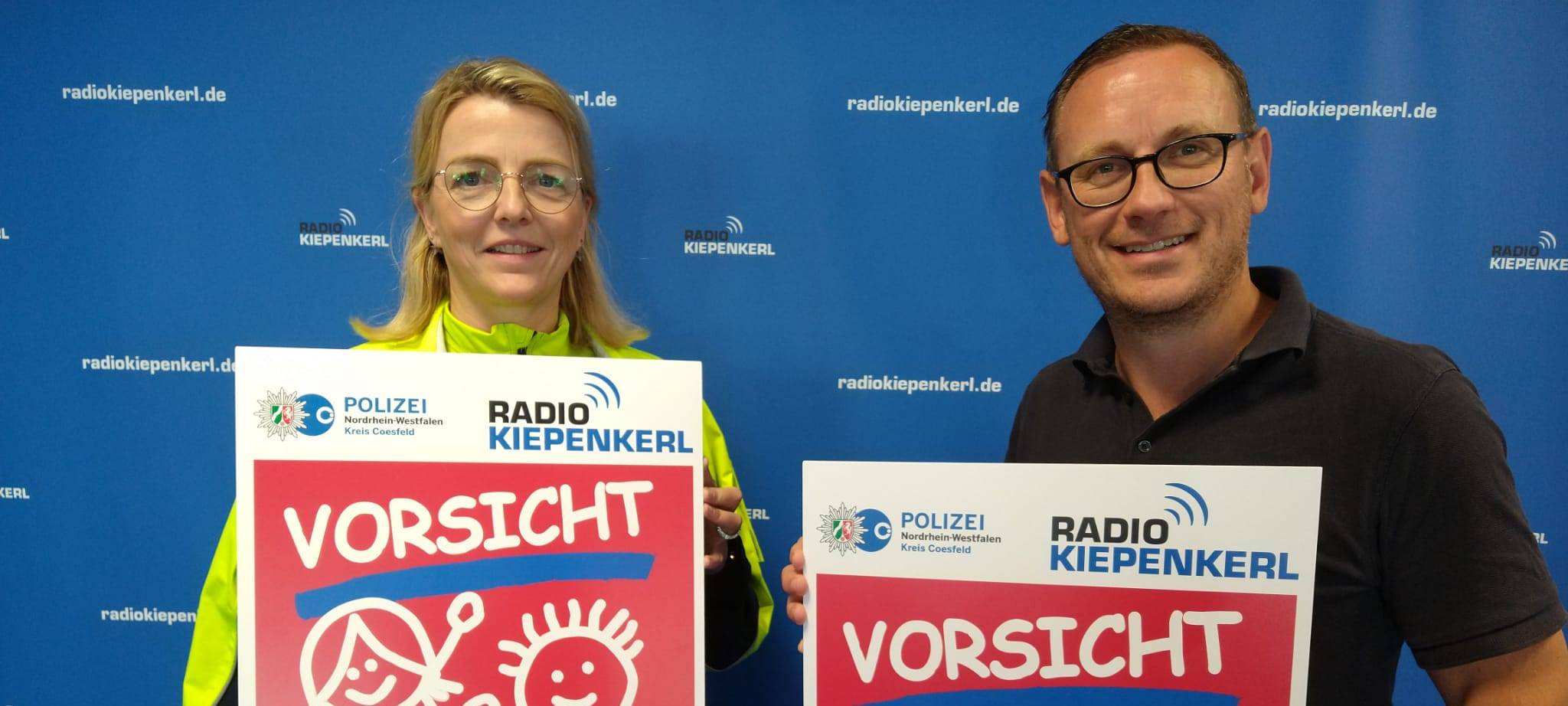 "Vorsicht Kinder"-Plakate