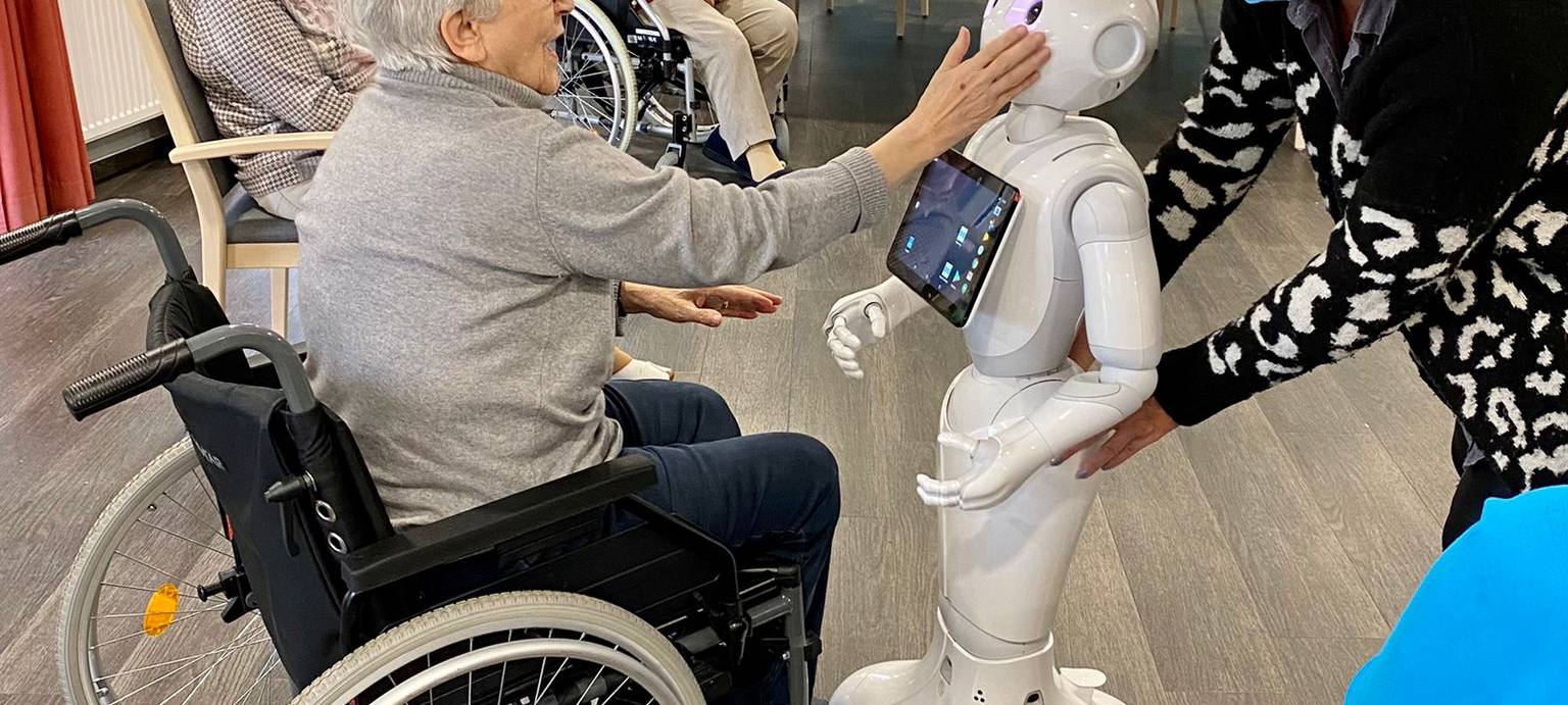 Coesfelder Roboter Kathi und Laurenz
