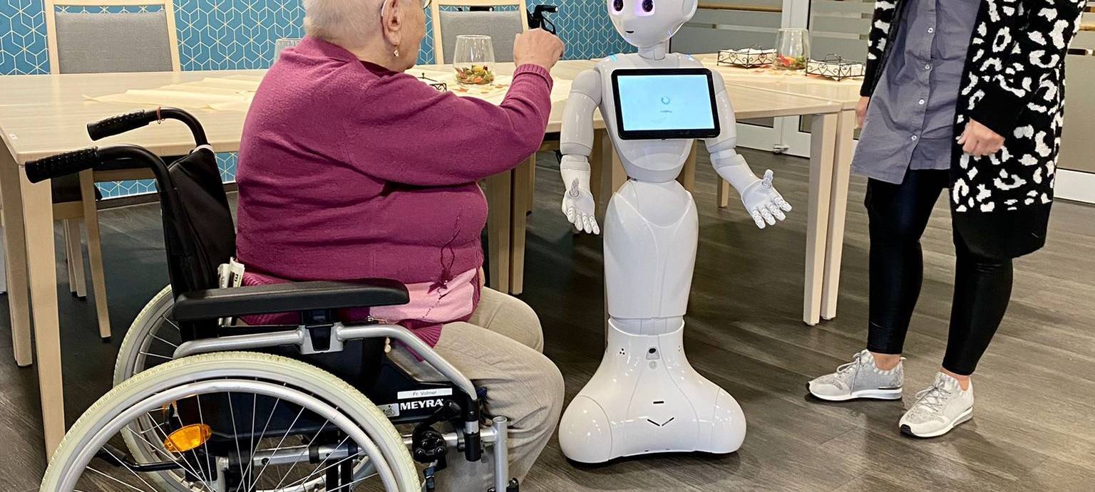 Coesfelder Roboter Kathi und Laurenz
