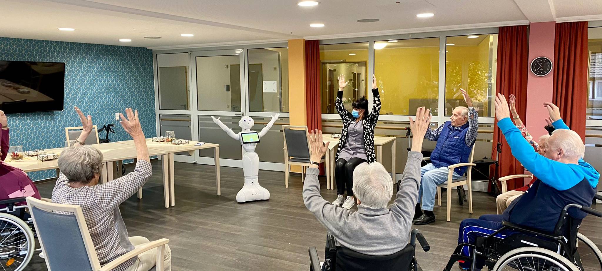 Coesfelder Roboter Kathi und Laurenz
