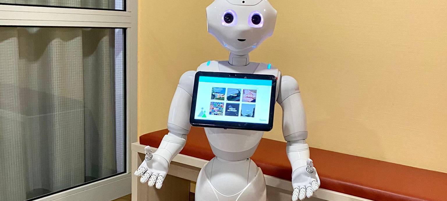 Coesfelder Roboter Kathi und Laurenz