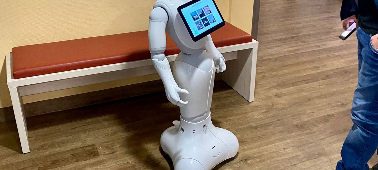 Coesfelder Roboter Kathi und Laurenz