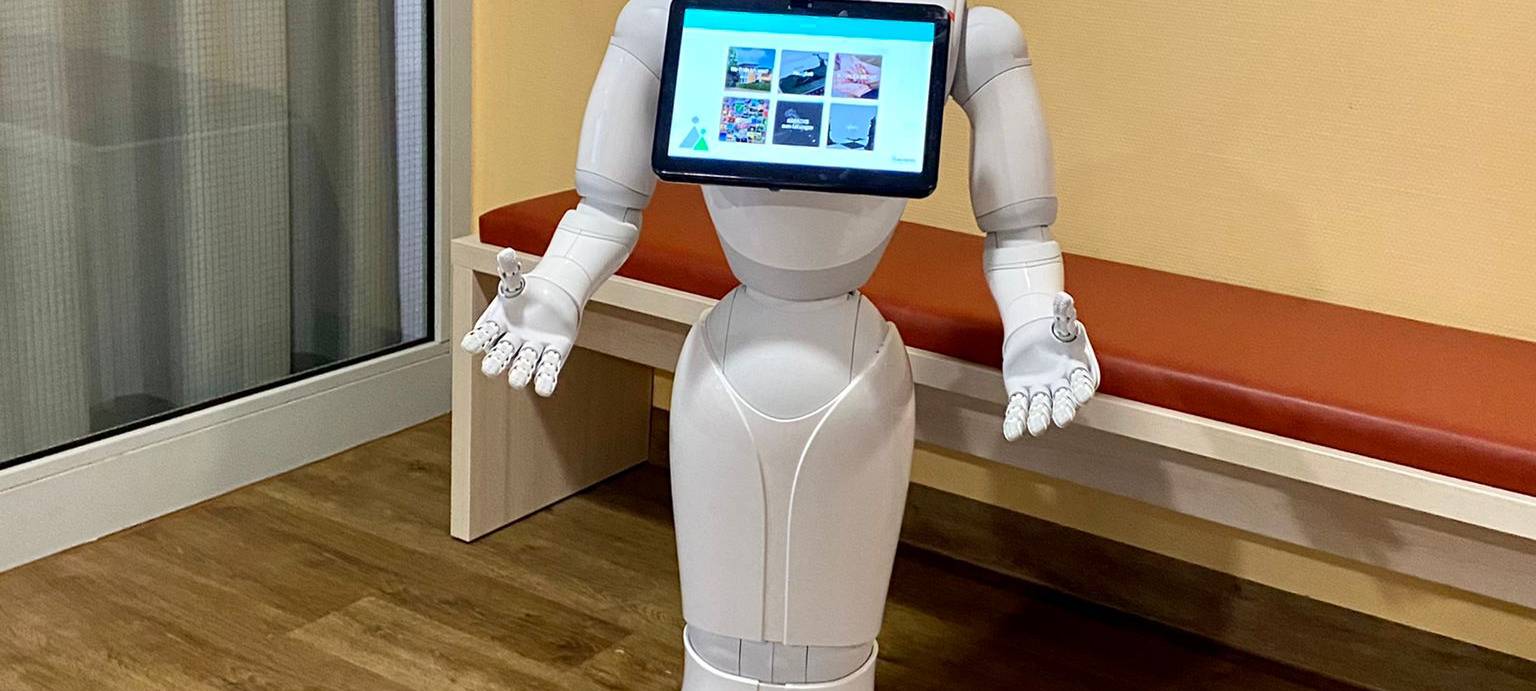 Coesfelder Roboter Kathi und Laurenz