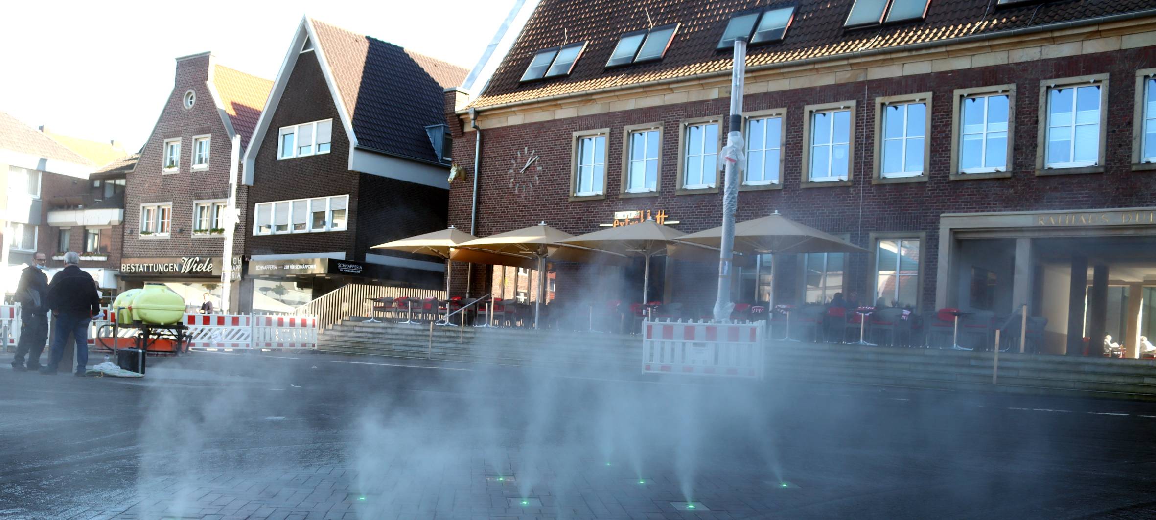 DÜLMEN: Hauptarbeiten auf dem Marktplatz erledigt