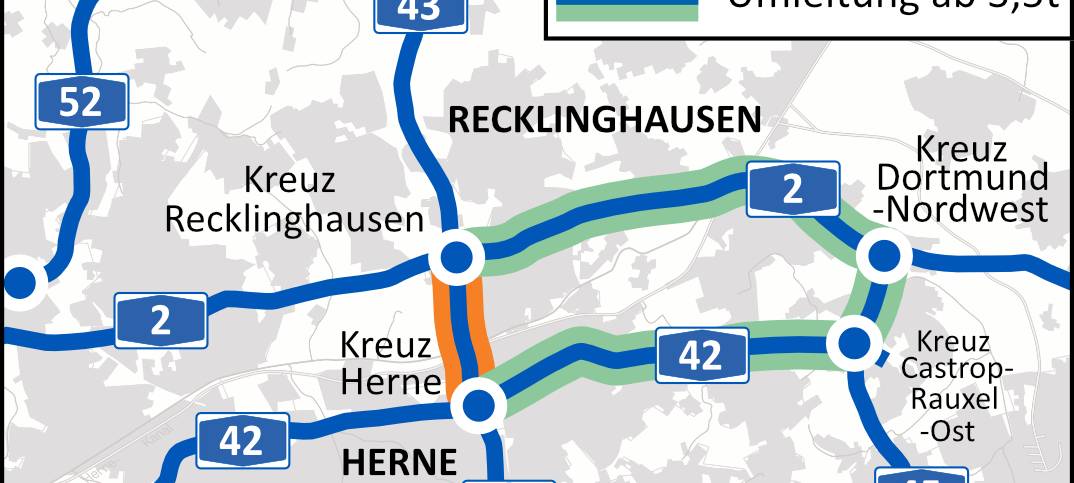 KREIS: Sperrung der A 43