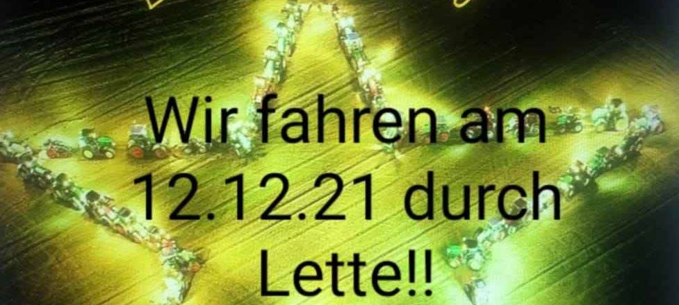 Lichterfahrt durch Lette
