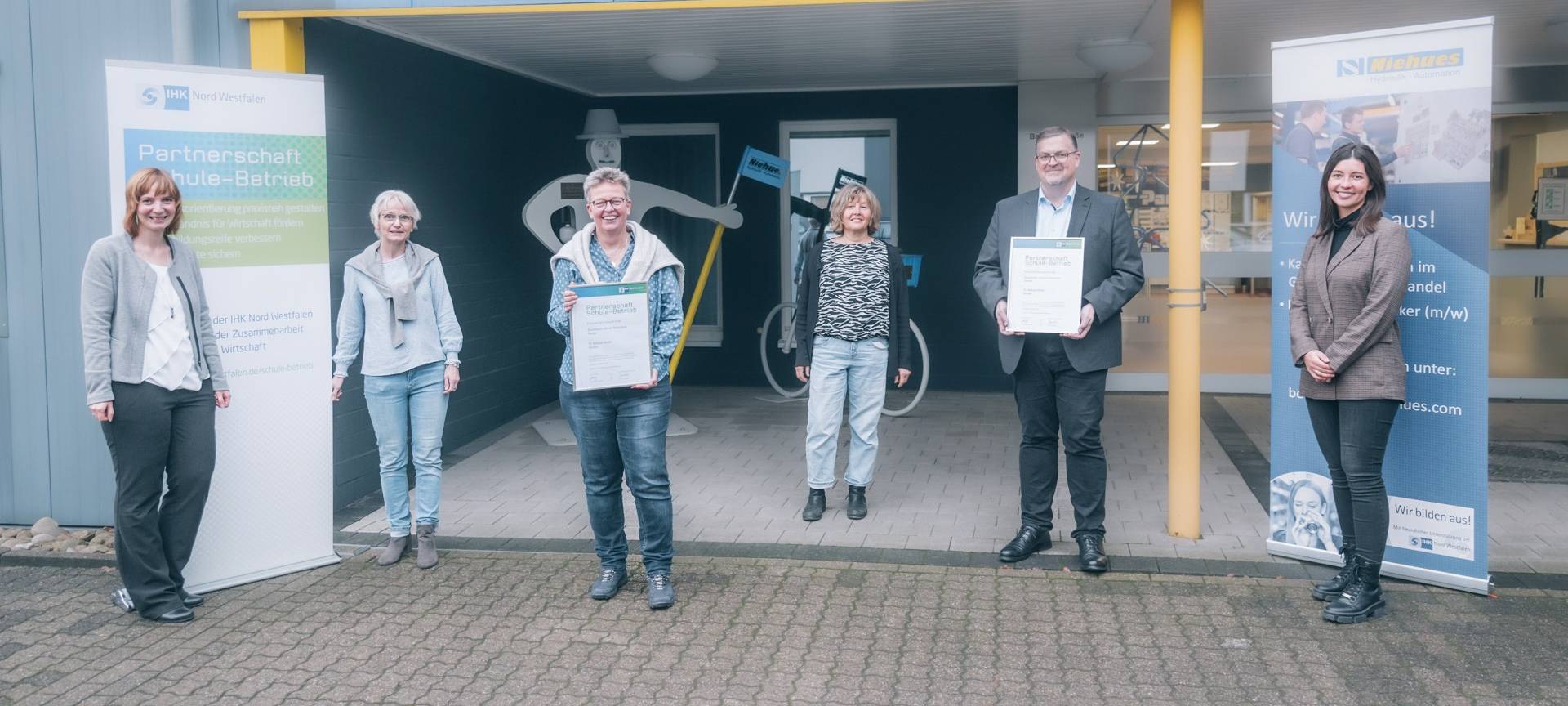 SENDEN: Neue "Partnerschaft Schule-Betrieb"