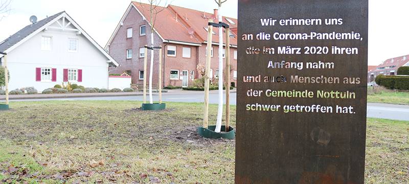 NOTTULN: Corona Gedenkstätte