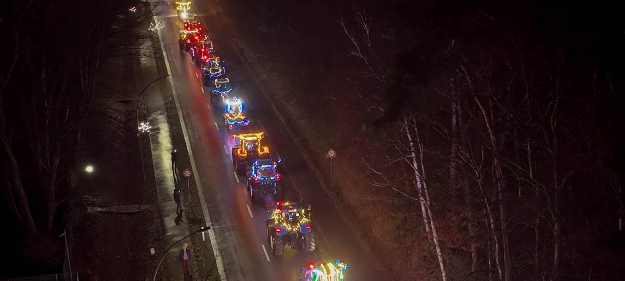 FOTOS: Lichterfahrten im Kreis Coesfeld