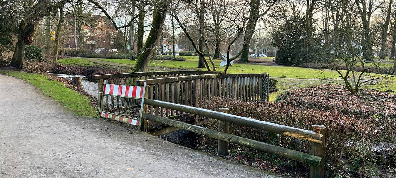 COESFELD: Gesperrte Brücken