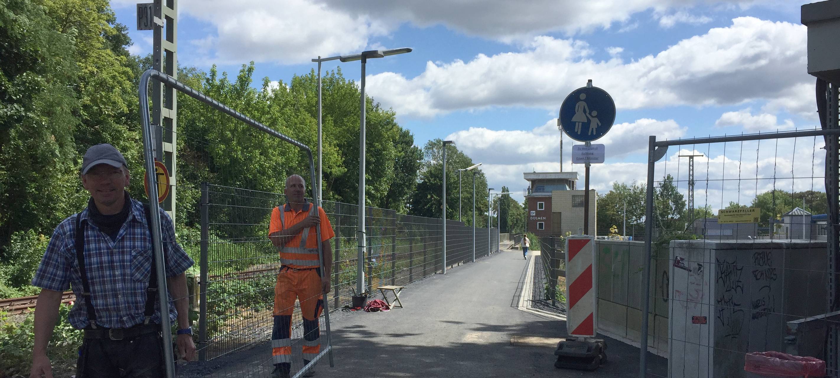 DÜLMEN: Fortschritt auf der Bahnhofs-Baustelle