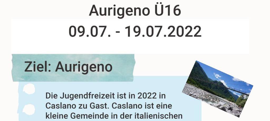 Ihr Thema im Radio: Jugendfreizeit 2022