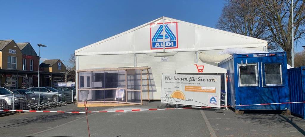 SENDEN: Aldi Verkaufszeit öffnet