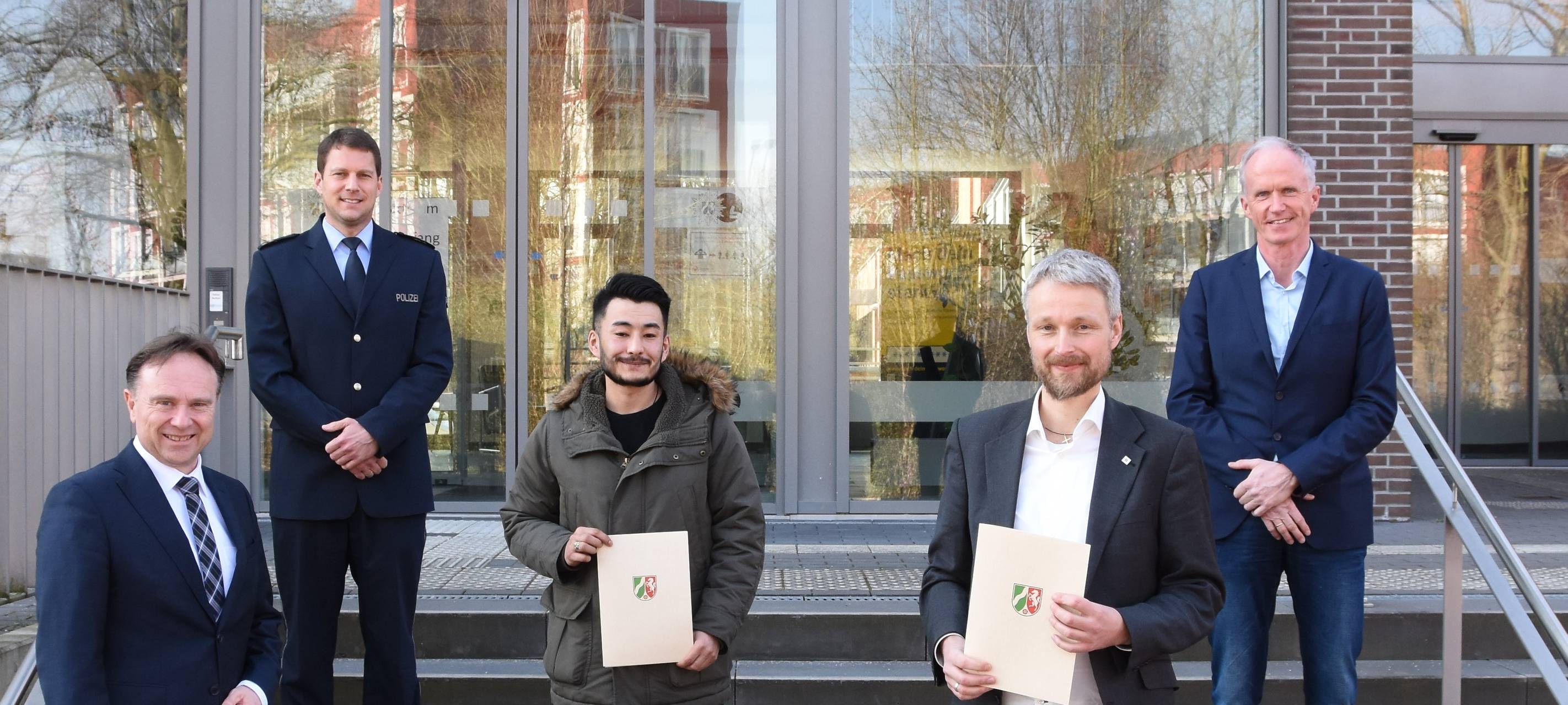 COESFELD: Ehrung für mutigen Einsatz