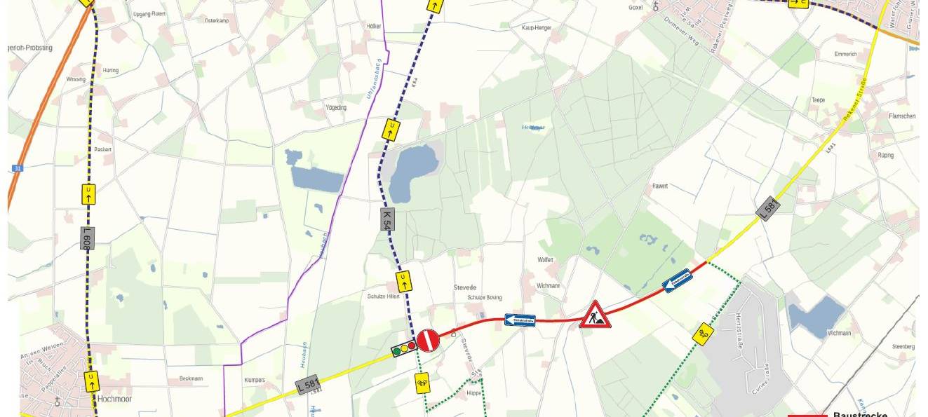 COESFELD: L581 gesperrt