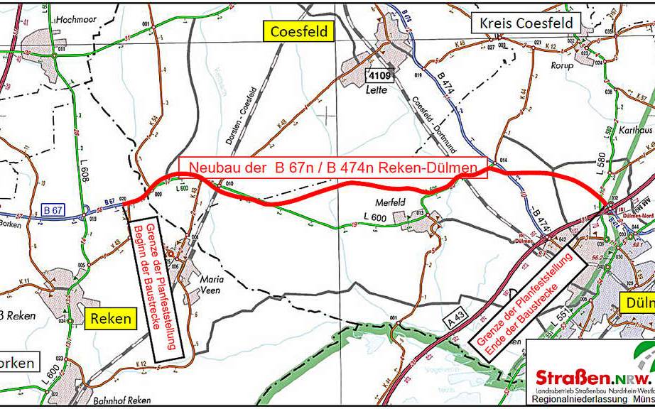 DÜLMEN: Baustellenrundgang B67n - Radio Kiepenkerl DÜLMEN: Baustellenrundgang B67n - Radio Kiepenkerl