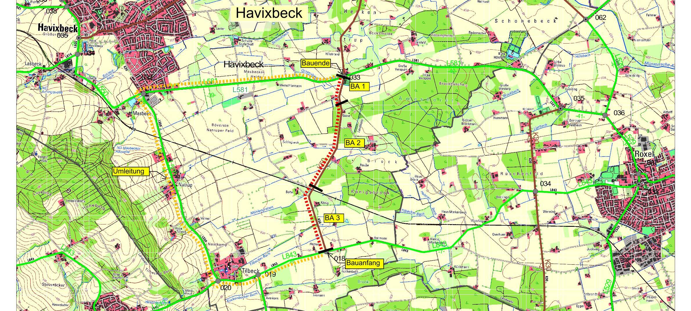 HAVIXBECK: Straßenarbeiten dauern länger