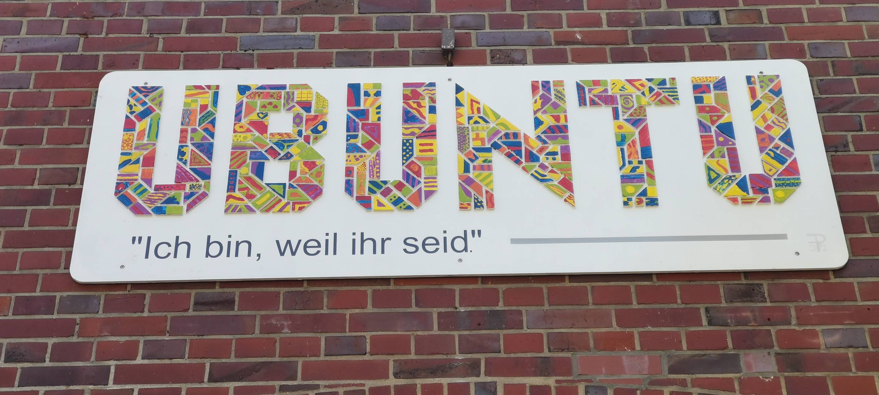 DÜLMEN: Mosaik-Kunstwerk