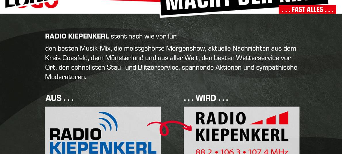 Das Radio Kiepenkerl Facelifting