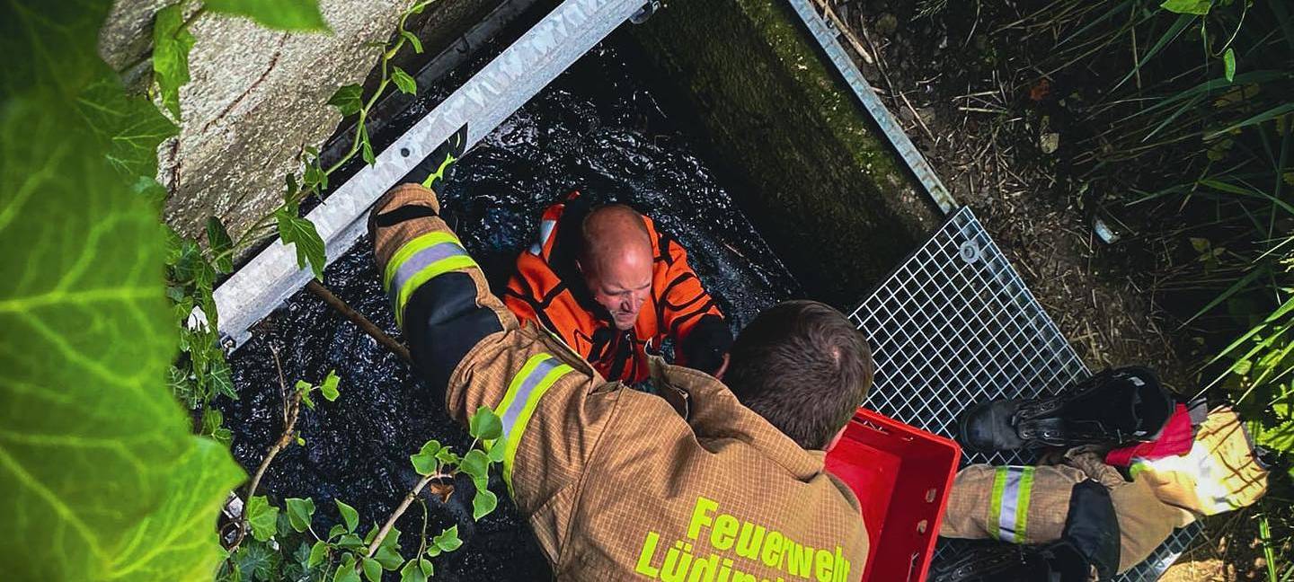 LÜDINGHAUSEN: Entenküken gerettet