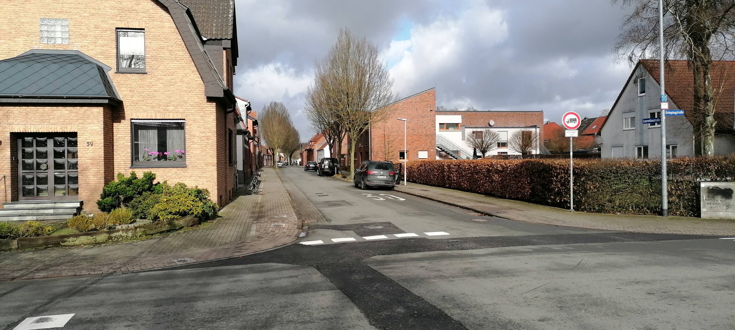 COESFELD: Verkehrsversuch auf der Laurentiusstraße