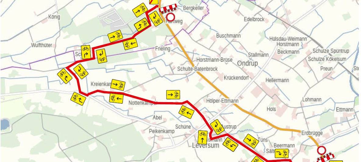 DÜLMEN: B 474 teilweise gesperrt