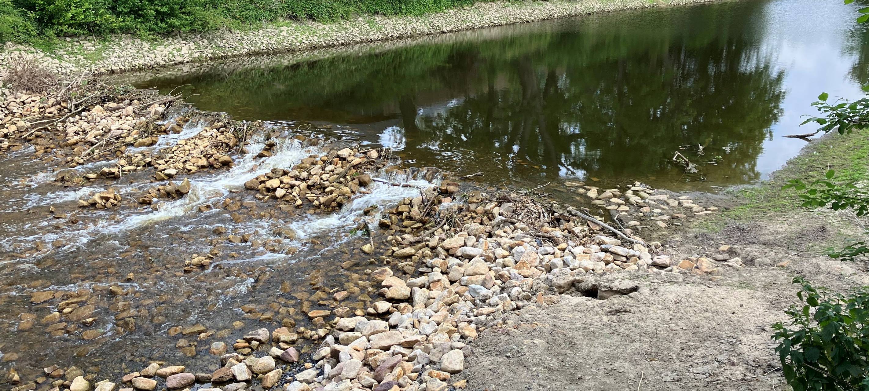 KREIS: Flüsse führen zu wenig Wasser