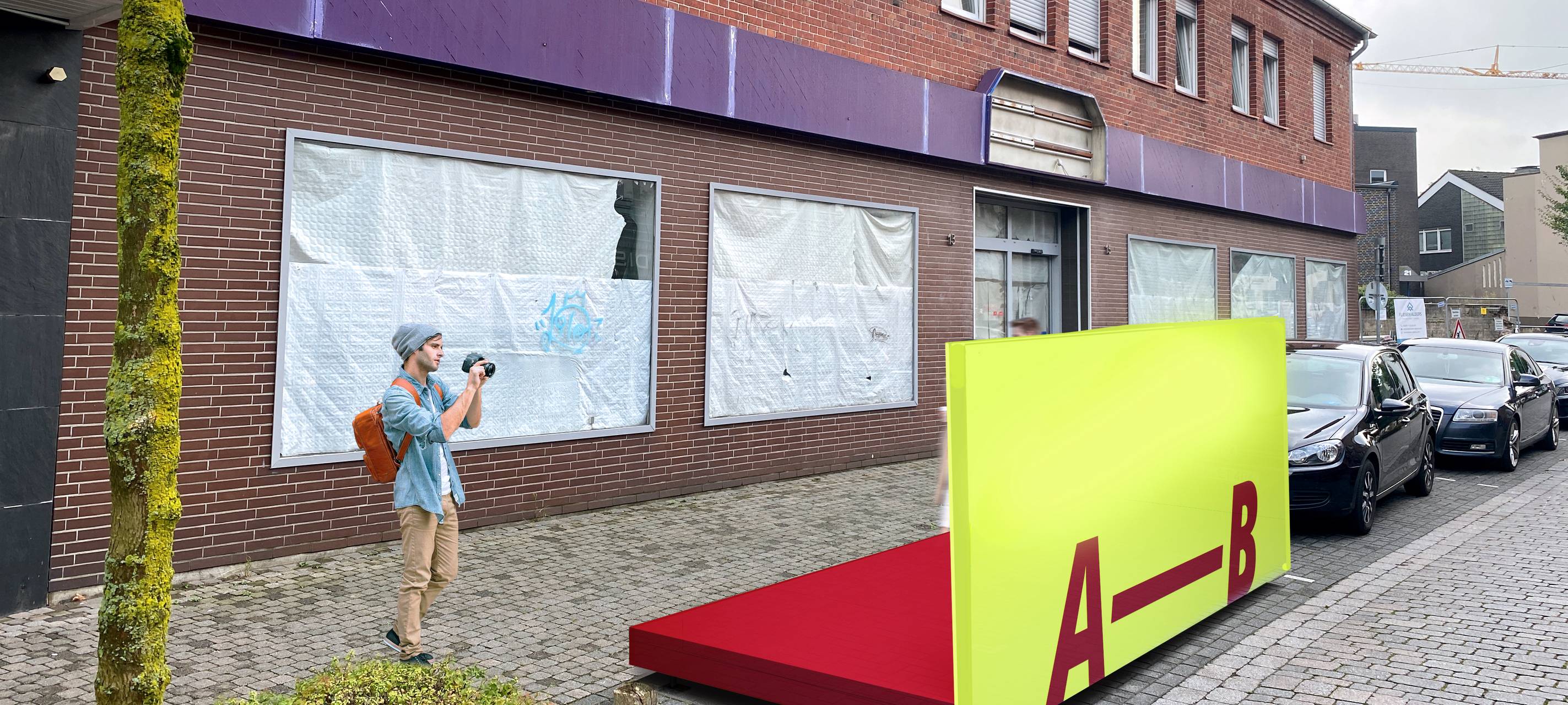 COESFELD: Platzhalter sind ein Blickfang