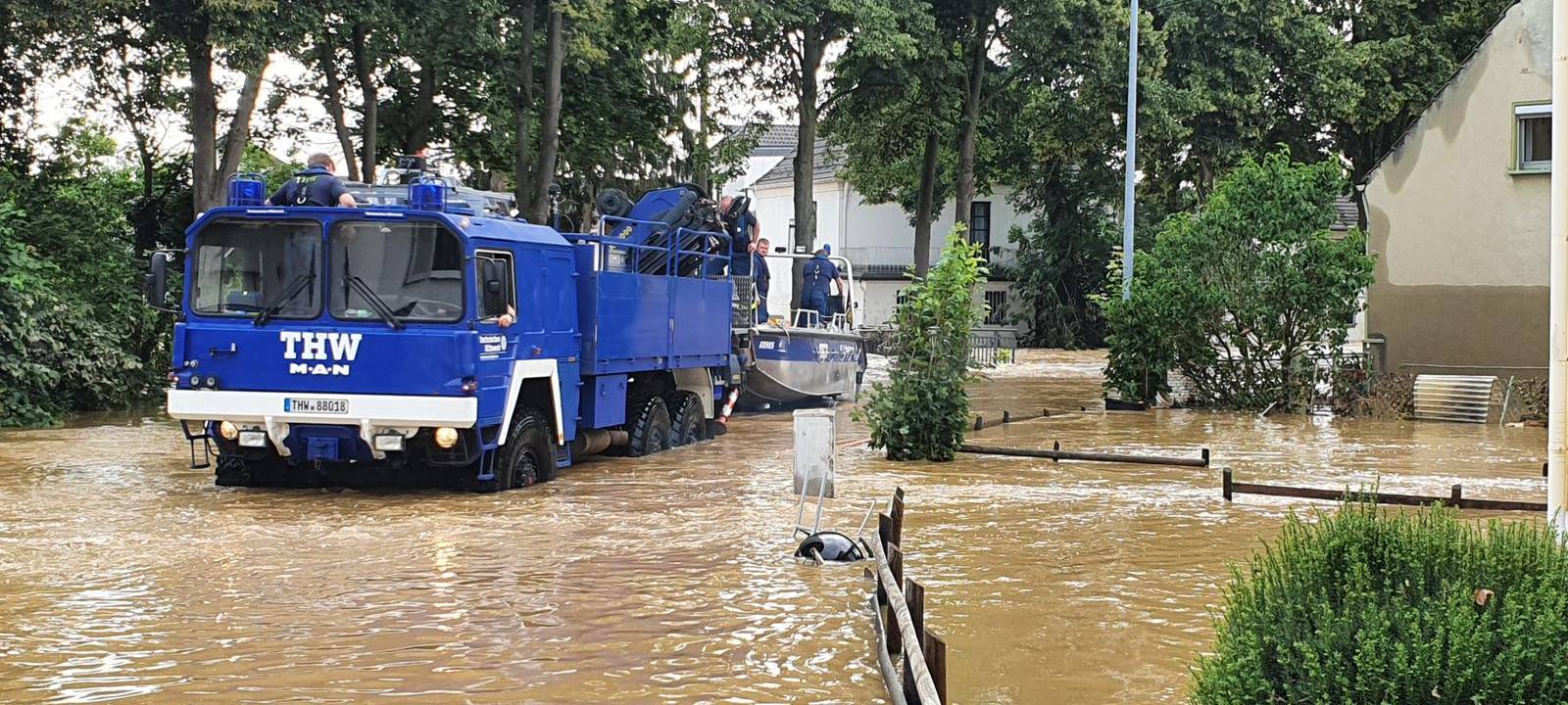 KREIS: THW unterstützt Feuerwehr in Warendorf