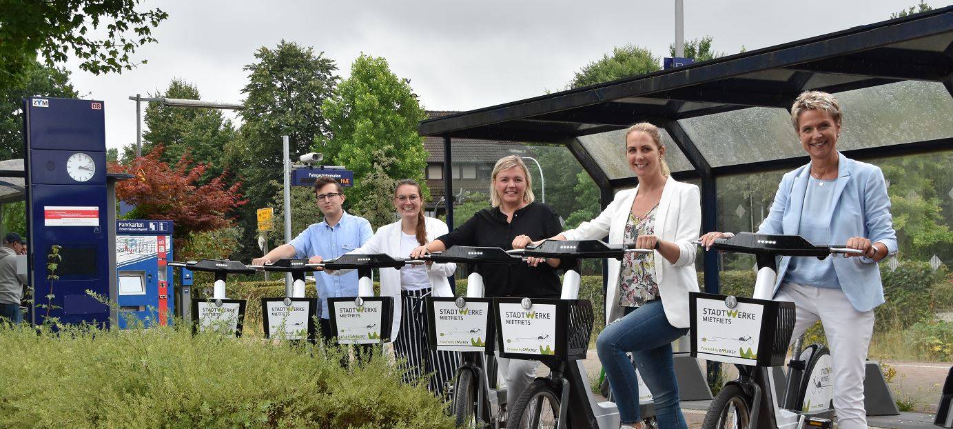 COESFELD: Neue Mietfiets-Station vorgestellt