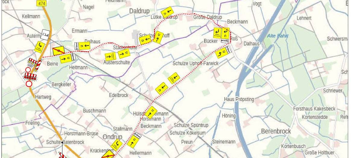 SEPPENRADE: B474 wieder frei