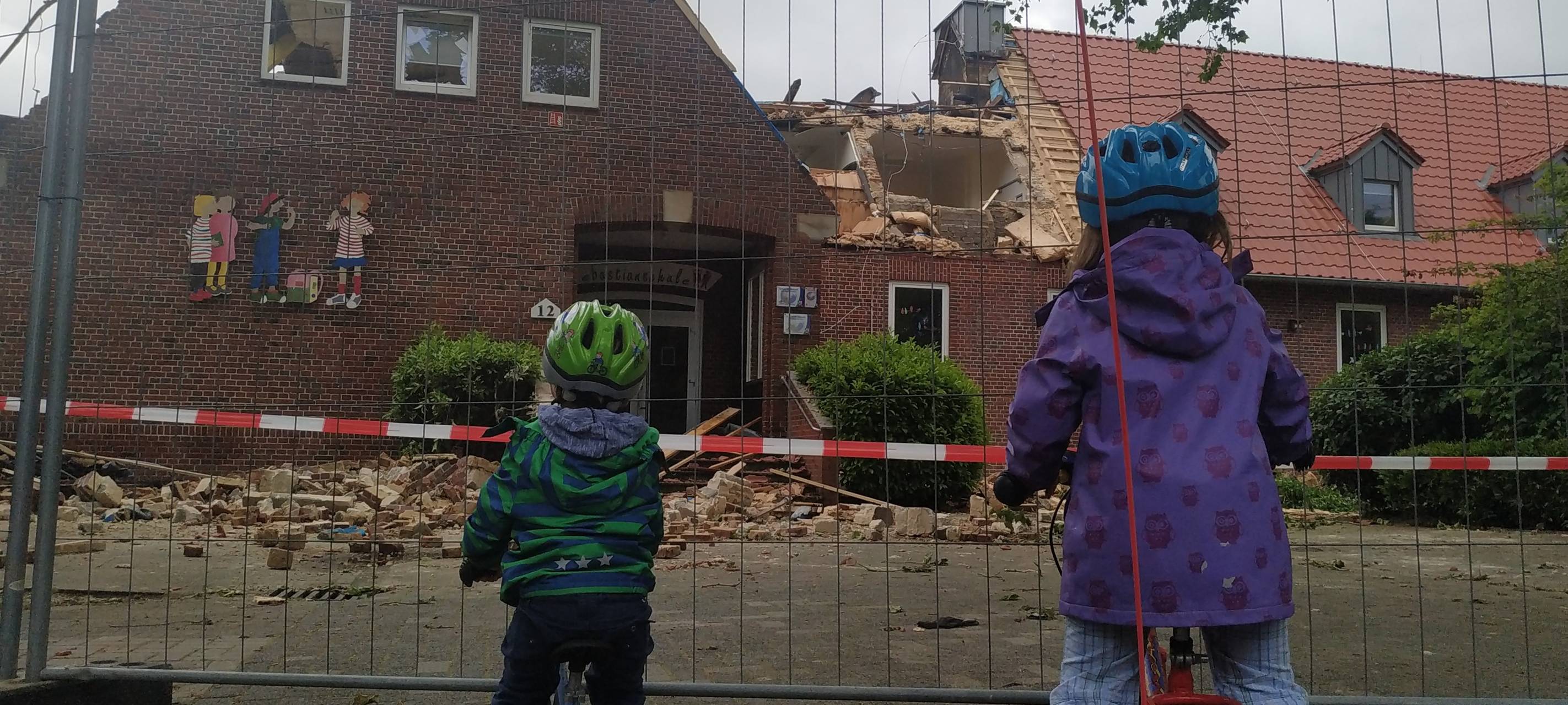 Wiederaufbau der Grundschule in Darup startet