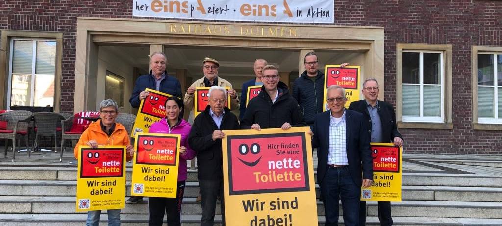 DÜLMEN: Kostenlos zur Toilette