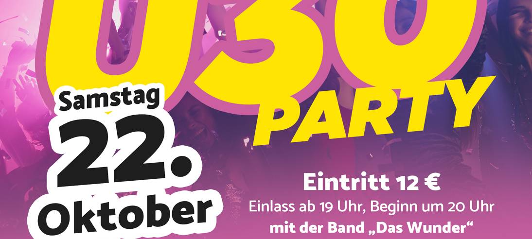 Samstagabend: Ü30-Party in Dülmen