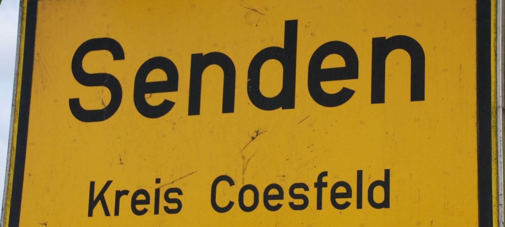 SENDEN: Schilderklau