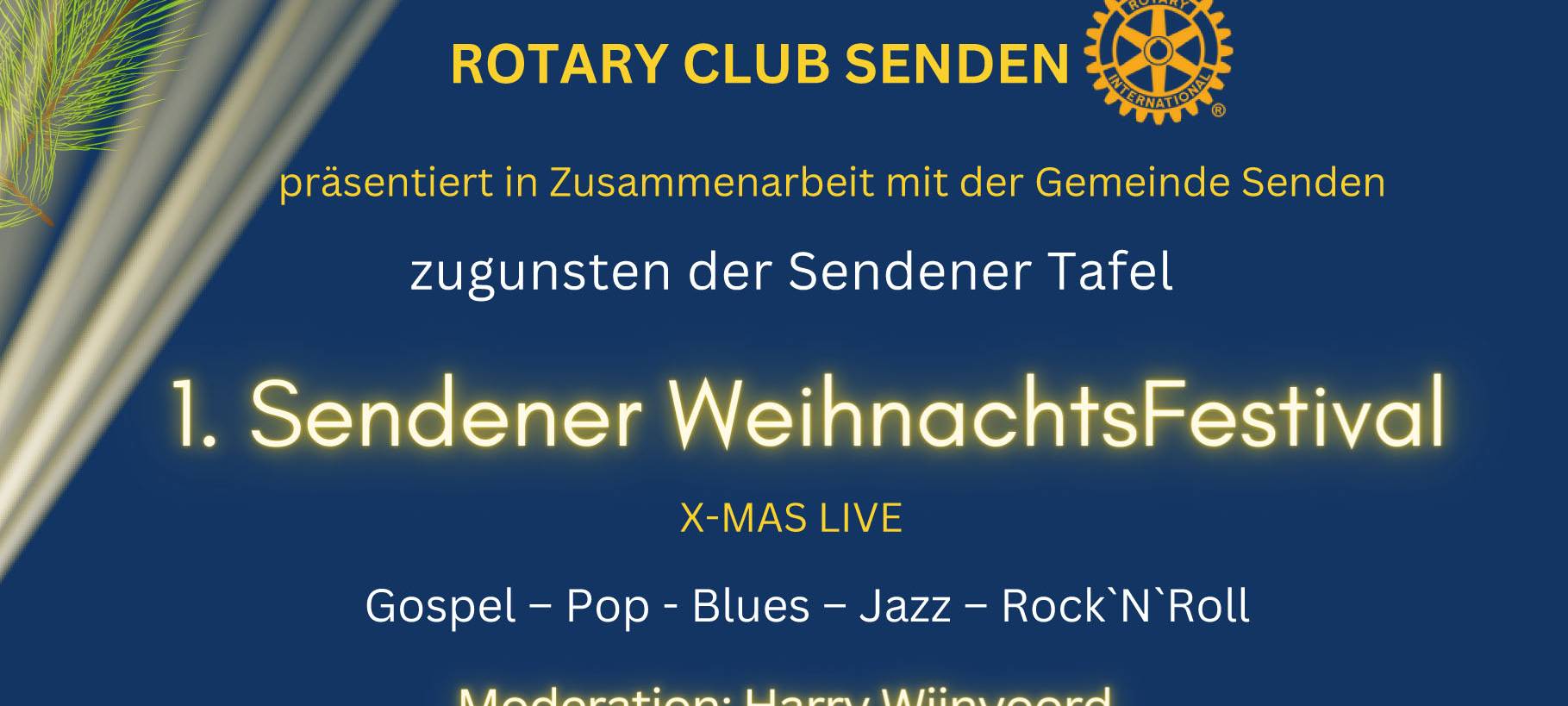 Ihr Thema im Radio: Sendener Weihnachtsfestival